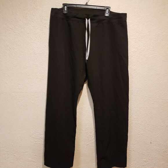 Figs Mens Size XL Technical Collection Black Nurse Scrub Pants Drawstring - Picture 2 of 12